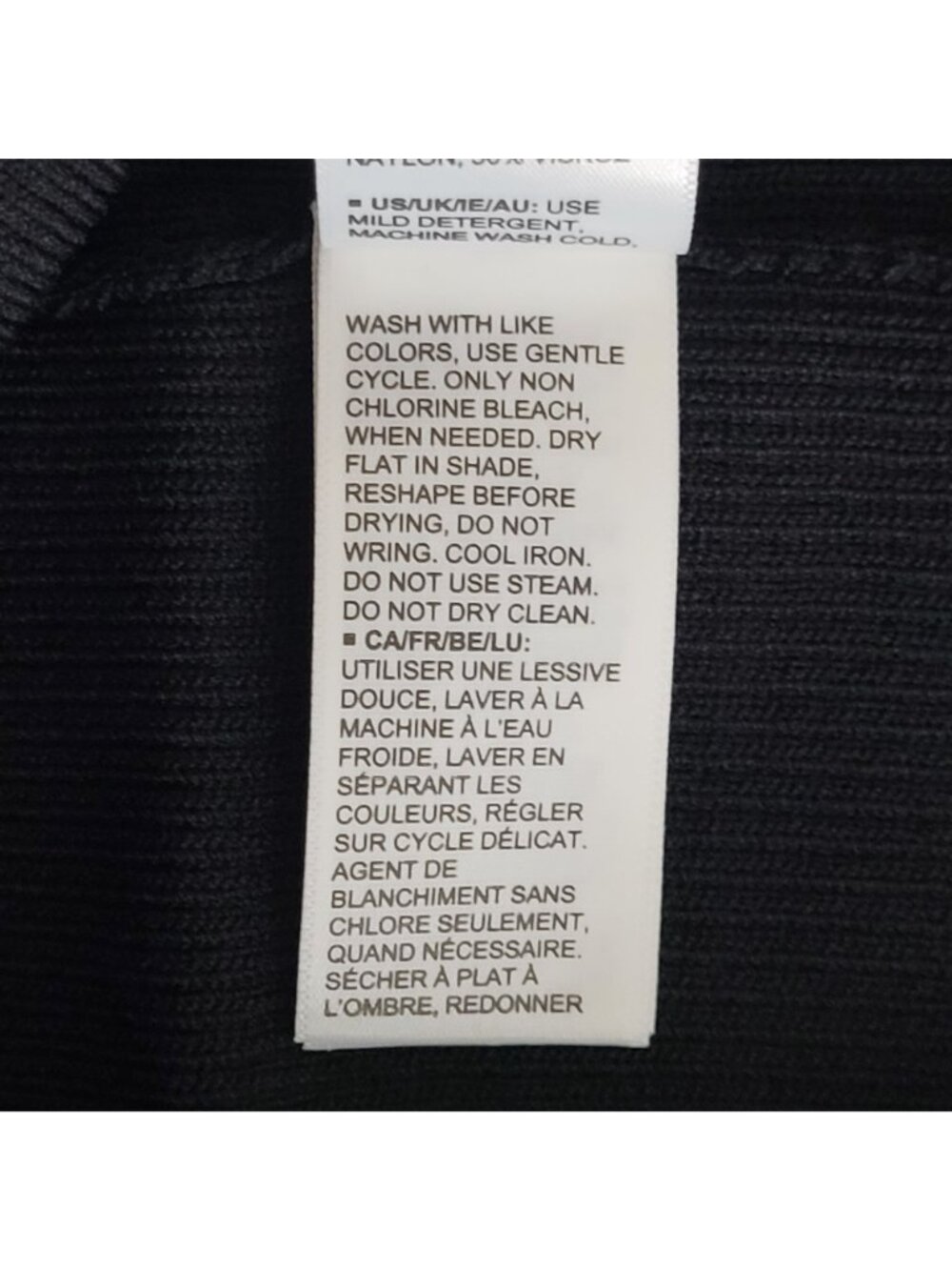 The Drop Yasmin Black Ribbed Knit Tank Midi Dress Womens Size XS NWT - Picture 7 of 7